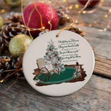 Load image into Gallery viewer, Christmas in Heaven Quote Ornament