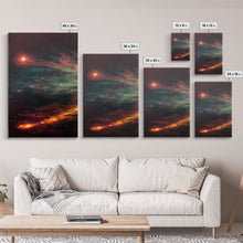Carregar imagem no visualizador da galeria, Galaxy Full of Stars, Pixel Space Art, Pixel Art, 3 piece wall art, 3 piece canvas, unique colorful living room wall art