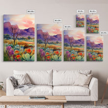 Carregar imagem no visualizador da galeria, Southwestern Desert Landscape 3 Piece Canvas Prints, Painting, Minimalist Art, Decor, Wall Decor, Wallpaper, Digital Prints, Wall Art