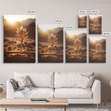 Carregar imagem no visualizador da galeria, 3 Piece Triptych Framed Canvas Wall Art Set of 3 Cactus Desert Landscape Arizona Road Photography Prints Minimalist Modern Art Western Decor