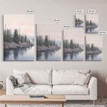 Load image into Gallery viewer, Beautiful Pacific Northwest Landscape, 3 Piece Framed Canvas Print Set, Washington Seattle Landscape Painting, PNW Decor, Oregon Art