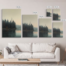 Carregar imagem no visualizador da galeria, Framed Canvas Wall Art Set of 3 Oil Painting Forest Tree Prints Minimalist Neutral Art Modern Farmhouse Wall Decor, Boho Art