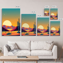 Load image into Gallery viewer, Desert Canvas Prints, Nature Prints Wall Art Set, Framed Canvas Prints Wall Decor, 3 Piece Wall Art Set, Southwestern Decor, Trendy Art