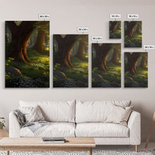 Carregar imagem no visualizador da galeria, Forest Print, Trees Art, Landscape Wall Art, Canvas Print, Wall Art, 3 Piece Wall Art, Nature Prints, Botanical Wall Art, Family Home Decor
