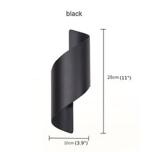 Load image into Gallery viewer, Creative White/Black Outdoor Aluminum Waterproof Wall Lamp For Courtyard