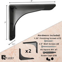 Carregar imagem no visualizador da galeria, Gladiator Low Profile Granite Countertop Brackets