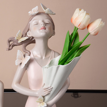 Load image into Gallery viewer, Beautiful Girl Flower Vase