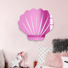 Load image into Gallery viewer, Sea Shell Decorative Wall Mirror