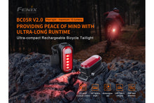 Carregar imagem no visualizador da galeria, Fenix BC05R V2.0 Rechargeable Bicycle Tail Light