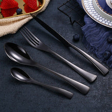 Carregar imagem no visualizador da galeria, All Black Flatware Set