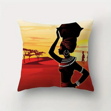 Carregar imagem no visualizador da galeria, African Women Cushion Cover