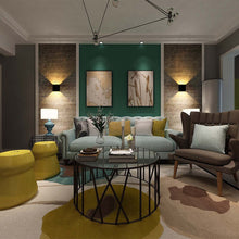 Load image into Gallery viewer, Black/White Outdoor Waterproof Aluminum Cube Shape LED Wall Lamp For Garden