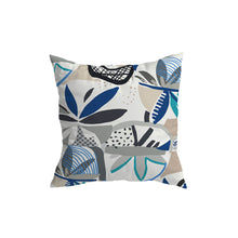 Load image into Gallery viewer, Blooms Blue Cushion Covers