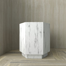 Carregar imagem no visualizador da galeria, Italian Carrara Side Table