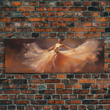 Load image into Gallery viewer, Ballerina Wall Art Watercolor Framed Canvas Print, Ballet Wall Decor, Ballet Prints, Ballerina Tutu and Slippers, Girl Room Nursery Art