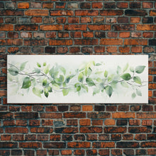 Load image into Gallery viewer, Botanical Art Print - Framed Canvas Print - Eucalyptus Art - Garden Print - Large Gallery Wrap Ready To Hang Wall Art, Optional Frame