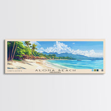 Load image into Gallery viewer, Alona Beach, Philippines Panoramic Print, Vacation Gift, Philippines Wall Art, Vacation Wall Art, Vacatation Memories, Beach Decor, Beach Or Lakehouse Art