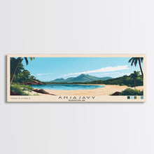 Load image into Gallery viewer, Anjajavy, Madagascar Panoramic Print, Vacation Gift, Madagascar Wall Art, Beach Painting, Beach Decor, Beach Or Lakehouse Art