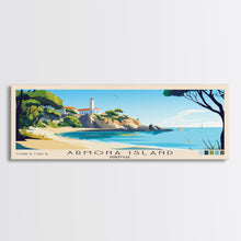 Carregar imagem no visualizador da galeria, Armona Island, Portugal Panoramic Print, Vacation Gift, Portugal Wall Art, Beach Painting, Beach Decor, Beach Or Lakehouse Art