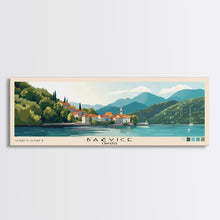 Carregar imagem no visualizador da galeria, Bačvice, Croatia Panoramic Print, Vacation Gift, Croatia Wall Art, Beach Painting, Beach Decor, Beach Or Lakehouse Art