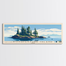 Load image into Gallery viewer, Bonaventure Island, Canada Panoramic Print, Vacation Gift, Canada Wall Art, Vacation Wall Art, Vacatation Memories, Beach Decor, Beach Or Lakehouse Art