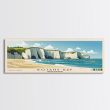Load image into Gallery viewer, Botany Bay, United Kingdom Panoramic Print, Vacation Gift, United Kingdom Wall Art, Beach Painting, Beach Decor, Beach Or Lakehouse Art