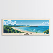 Carregar imagem no visualizador da galeria, Byron Bay, Australia Panoramic Print, Vacation Gift, Australia Wall Art, Vacation Wall Art, Vacatation Memories, Beach Decor, Beach Or Lakehouse Art