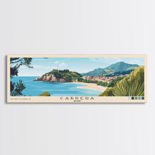 Carregar imagem no visualizador da galeria, Cabrera, Spain Panoramic Beach Print, Vacation Gift, Spain Wall Art, Beach Painting, Beach Decor, Beach Painting