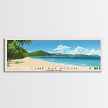 Carregar imagem no visualizador da galeria, Cane Bay Beach, US Virgin islands Panoramic Print, Vacation Gift, US Virgin islands Wall Art, Vacation Wall Art, Vacatation Memories, Beach Decor, Beach Or Lakehouse Art