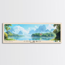 Cargar imagen en el visor de la galería, Côn Đảo, Vietnam Panoramic Beach Print, Vacation Gift, Vietnam Wall Art, Beach Painting, Beach Decor, Beach Painting