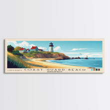 Cargar imagen en el visor de la galería, Coast Guard Beach, Massachusetts Panoramic Print, Vacation Gift, Massachusetts Wall Art, Vacation Wall Art, Vacatation Memories, Beach Decor, Beach Or Lakehouse Art