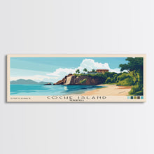 Load image into Gallery viewer, Coche Island, Venezuela Panoramic Print, Vacation Gift, Venezuela Wall Art, Beach Painting, Beach Decor, Beach Or Lakehouse Art