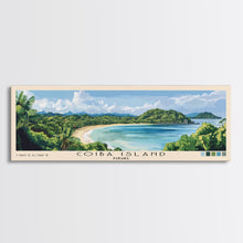 Cargar imagen en el visor de la galería, Coiba Island, Panamá Panoramic Beach Print, Vacation Gift, Panamá Wall Art, Beach Painting, Beach Decor, Beach Painting
