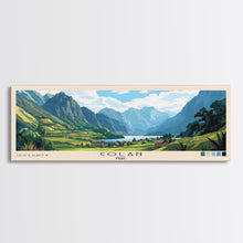 Load image into Gallery viewer, Colan, Peru Panoramic Beach Print, Vacation Gift, Peru Wall Art, Framed Canvas Print, Framed Beach Painting