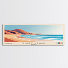 Load image into Gallery viewer, Dalia Beach, Morocco Panoramic Beach Print, Vacation Gift, Morocco Wall Art, Beach Painting, Beach Decor, Beach Painting