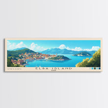 Load image into Gallery viewer, Elba Island, Italy Panoramic Print, Vacation Gift, Italy Wall Art, Vacation Wall Art, Vacatation Memories, Beach Decor, Beach Or Lakehouse Art