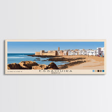 Load image into Gallery viewer, Essaouira, Morocco Panoramic Print, Vacation Gift, Morocco Wall Art, Vacation Wall Art, Vacatation Memories, Beach Decor, Beach Or Lakehouse Art