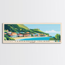 Carregar imagem no visualizador da galeria, Fernandina Island, Ecuador Panoramic Beach Print, Vacation Gift, Ecuador Wall Art, Framed Canvas Print, Framed Beach Painting
