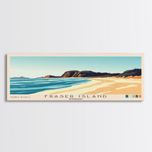 Carregar imagem no visualizador da galeria, Fraser Island, Australia Panoramic Print, Vacation Gift, Australia Wall Art, Vacation Wall Art, Vacatation Memories, Beach Decor, Beach Or Lakehouse Art