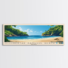 Carregar imagem no visualizador da galeria, Gertak Sanggul Beach, Malasyia Panoramic Print, Vacation Gift, Malasyia Wall Art, Vacation Wall Art, Vacatation Memories, Beach Decor, Beach Or Lakehouse Art