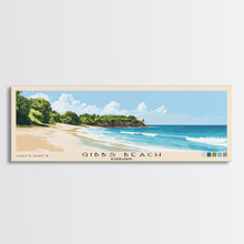 Carregar imagem no visualizador da galeria, Gibbs Beach, Barbados Panoramic Beach Print, Vacation Gift, Barbados Wall Art, Beach Painting, Beach Decor, Beach Painting