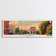 Carregar imagem no visualizador da galeria, Ferrara Italy Travel Art, City Art, Framed Canvas Print or Metal Wall Art, Europe Travel Poster, Panoramic Wall Art, Extra Wide Wall Art