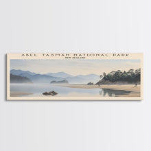 Carregar imagem no visualizador da galeria, Abel Tasman National Park Travel Poster Print, Framed Canvas Print, New Zealand Travel Art, Wood Framed Art, Wall Hanging, Home Decor
