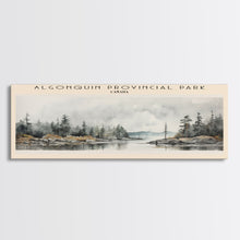 Carregar imagem no visualizador da galeria, Algonquin Provincial Park Travel Print Wall Art, Travel Poster Print, Retro Style Home Decor, Wall Hanging, Travel Gift Idea, Metal Art