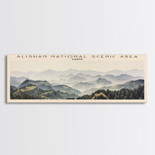 Carregar imagem no visualizador da galeria, Alishan National Scenic Area Travel Poster Print, Framed Canvas Print, Taiwan Travel Art, Wood Framed Art, Wall Hanging, Home Decor