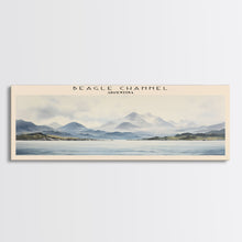 Load image into Gallery viewer, Beagle Channel Travel Poster Print, Framed Canvas Print, COUNTRY Travel Art, Wood Framed Art, Wall Hanging, Home Decor