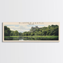 Load image into Gallery viewer, Blarney Castle COUNTRY | Framed Travel Poster Canvas Print | Trendy Wall Art | Watercolor Painting | Living Room Art | Unique Art