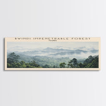 Carregar imagem no visualizador da galeria, Bwindi Impenetrable Forest Wall Art Travel Poster Print, Gift For Travel Lover, Vacation Gift, COUNTRY Wall Art, Home Decor, Original Art