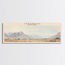 Cargar imagen en el visor de la galería, Cederberg COUNTRY Travel Poster Print, Framed Canvas Print, COUNTRY Travel Art, Wood Framed Art, Wall Hanging, Home Decor