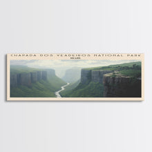 Carregar imagem no visualizador da galeria, Chapada dos Veadeiros National Park COUNTRY | Framed Travel Poster Canvas Print | Trendy Wall Art | Watercolor Painting | Living Room Art | Unique Art